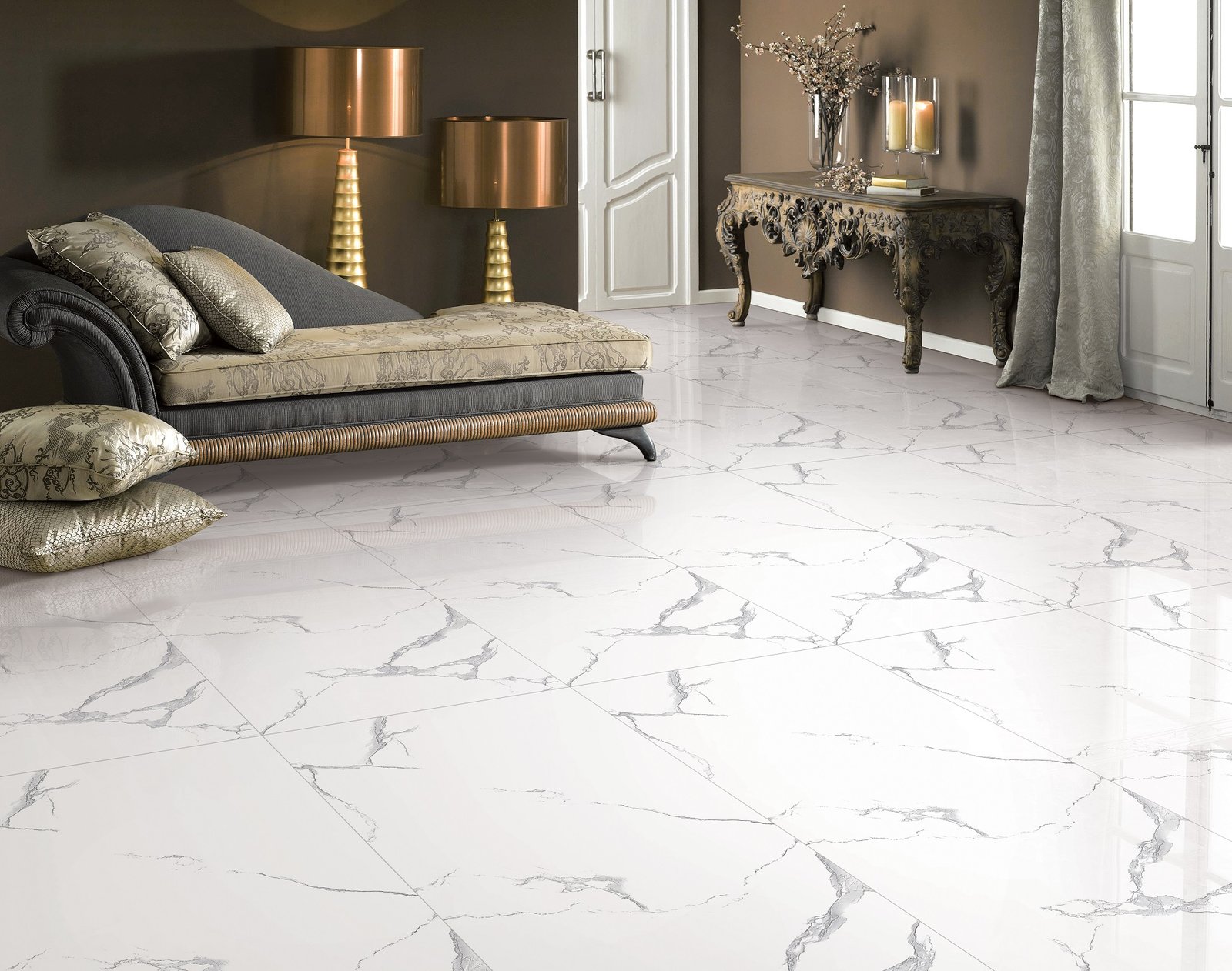 Alabaster White Colour Tiles from Antica Ceramica2